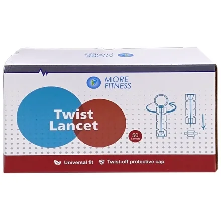 Tiras Lancetas Medidor Glicose More Fitness 425 3S 50