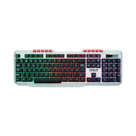 Teclado Gamer Knup Te120 Iluminación Led