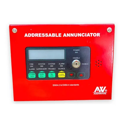 Incendio Alarme Enderecavel Painel Controle Aw D116