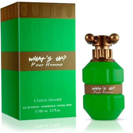 Perfume Chris Adams Whats Up Pour Homme Eau Parfum Masculino 100ml
