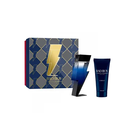 Bad Boy Cobalt Carolina Herrera Eau Parfum Plus Shower Gel 100ml