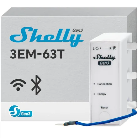 Interruptor Shelly 3EM 63T 3