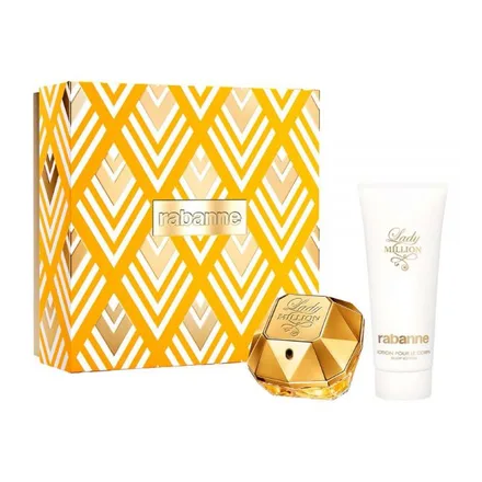 Paco Rabanne Lady Million Eau Parfum Plus Body Lotion 100ml 80ml