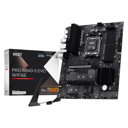 Placa Mae Msi Pro B840 Evo Ddr 5 Socket AM5 Chipset Atx