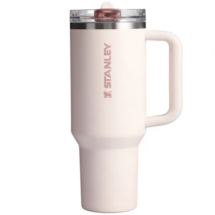 Copo Térmico Stanley Quencher Protour Tumbler de 1.18 Litros - Rose Quartz