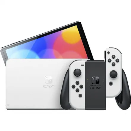 Consola Portátil Nintendo Switch OLED He S KAAAA con Wi-Fi/Bluetooth/HDMI/Bivolt - Blanco (Japones)