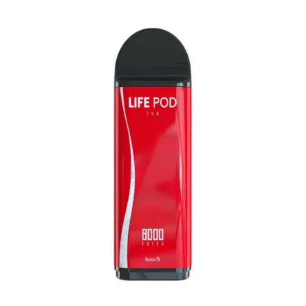 LIFE POD VAPER DESECHABLE ECO CARTRIDGE 8000PUFFS COKE