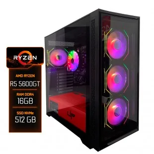 Pc Montado R5 Fonte 4X Fans Rgb Optmus 512GB