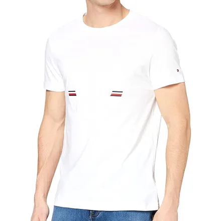 Camiseta Tommy Hilfiger Masculino Ybr 00