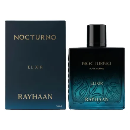Perfume Rayhaan Nocturno Elixir Eau Parfum Masculino 100ml