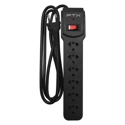 Filtro Linha Ftx 6 Tomadas 2 Metros Bivolt