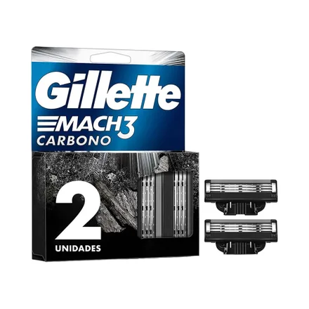 Cuchilla Afeitar Gillette Mach 3 Carbono 2