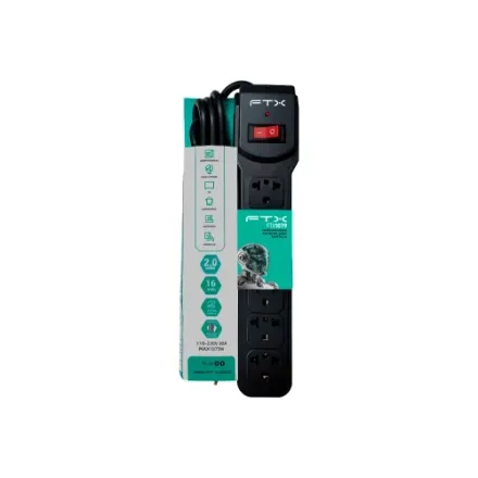 Ftx Filtro Linea 6 Tomadas Nema Eur