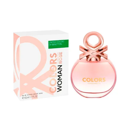 Perfume Benetton Colors Rose Eau Toilette 50ml