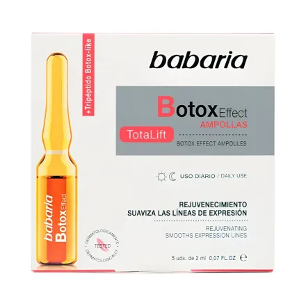 Ampollas Facial Babaria Botox Effect 5 2ml