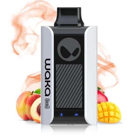 Waka Vaper Sopro Mango Peach Plastico 5 Nicotina