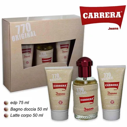 Carrera Jeans Donna 770 Woman Plus Body Lotion Shower Gel 75ml