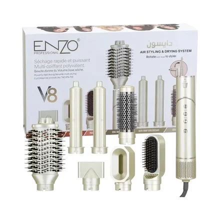 Secador Modelador Multifuncional Enzo En 755 V8 8 In 1