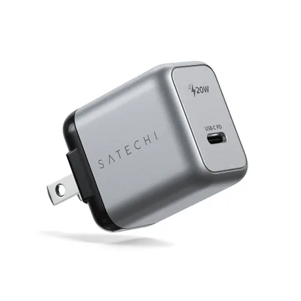 Cargador de Pared Satechi PD Wall ST-UC20WCM USB-C/20W - Silver