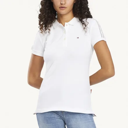 Camiseta Tommy Hilfiger Polo Feminina Ybr 00L