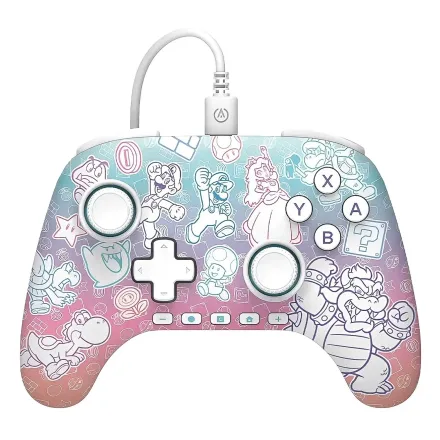 Controle Powera Advantage Wired Mushroom Kingdom Nintendo Switch 2 Pwa