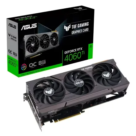 Placa Video Tuf Gaming Oc Rgb Geforce Rtx 4060 Ti Gddr 6 O8G