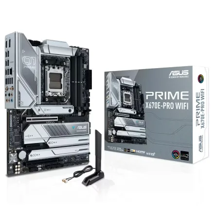 Placa Mae Prime Pro Socket AM5 Chipset X670 Ddr 5 Atx