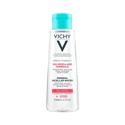 Desmaquillante Vichy Micelar Mineral Piel Sensible 200ml