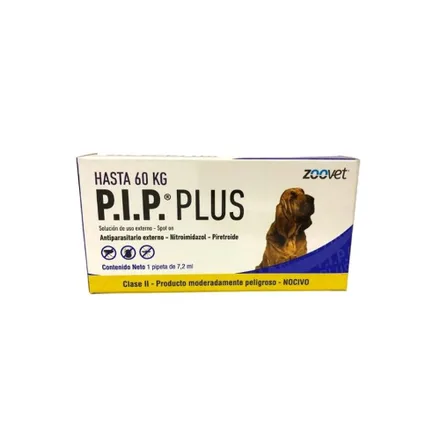Antiparasitario P.I.P Plus 60 Kg 7.2 Ml