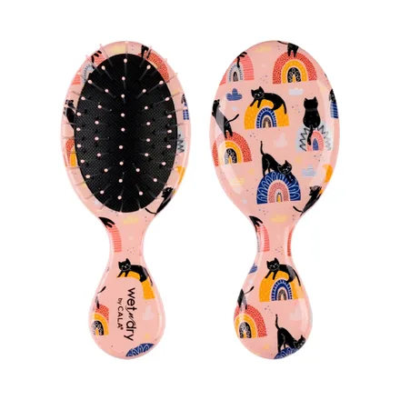 Peine Para Cabello Cala Wet N Dry Mini Detangling Cats Rainbows