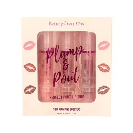 Set Cosmeticos Beauty Creations Plump Pout Lip Plumping Boosters 3 Piezas
