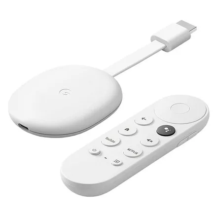 CHROMECAST COM GOOGLE TV BRANCO