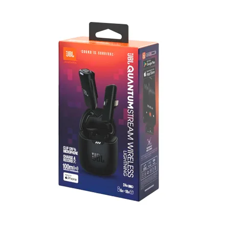 Microfono Inalambrico Jbl Quantum Stream Wireless Usb C Black