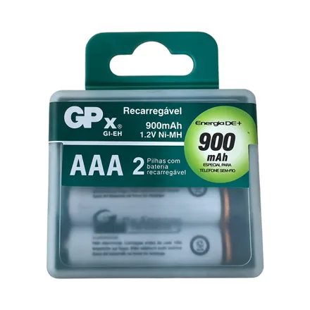 Pilas Recargable Gp Aaa X2