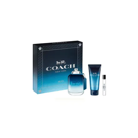 Coach Blue Masculino Eau Toilette Plus Shower Gel Mini Ml 100ml