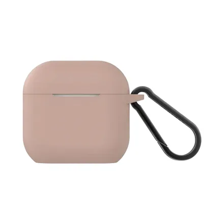 Funda Protectora Auriculares Devia Naked AirPods 4 Milk Tea
