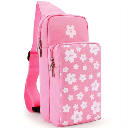 BOLSA NINTENDO SWITCH SAKURA ROSA/BRANCO