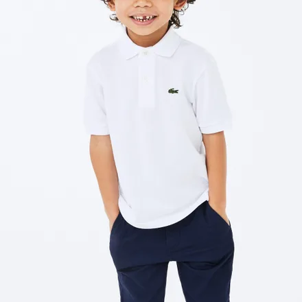 Camiseta Lacoste Polo Infantil Masculino 001 04A