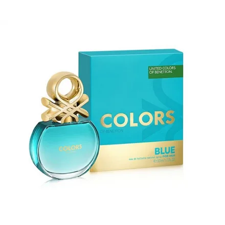 Perfume Benetton Colors Blue Eau Toilette Feminino 50ml