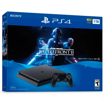 Play 4 Slim Star Wars Battlefront Ii 1TB