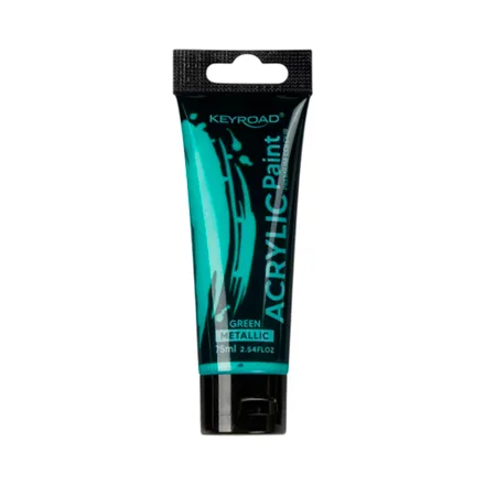 Pintura Acrilica Keyroad Verde Metalico 75ml