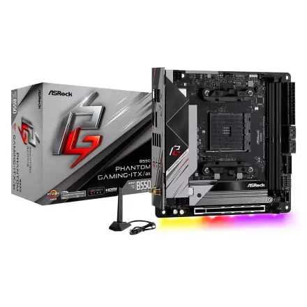 Placa Mae Asrock B550 Gaming Itx Ax Ddr 4 Socket AM4 Chipset Mini