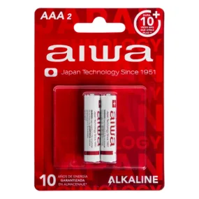 Pilha Alcalina Aiwa Aaa 2 Unid