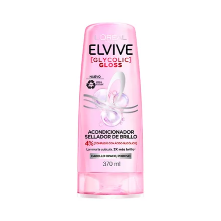 Acondicionador Oreal Paris Elvive Glycolic Gloss 370ml