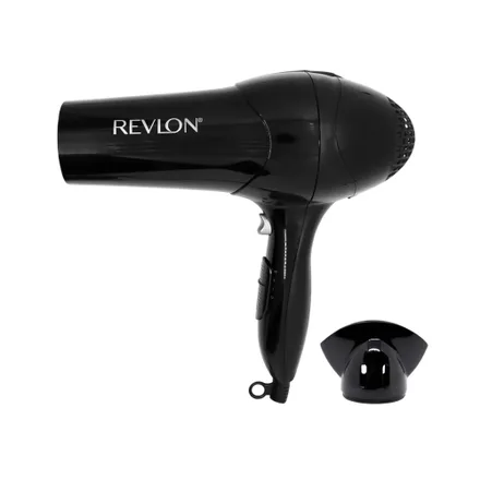 Secador Para Cabello Revlon Control De Frizz Negro 220 V