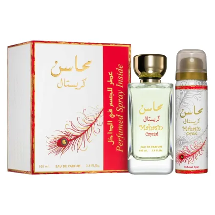 Perfume Lattafa Mahasin Red Eau Parfum Feminino Desodorante 100ml