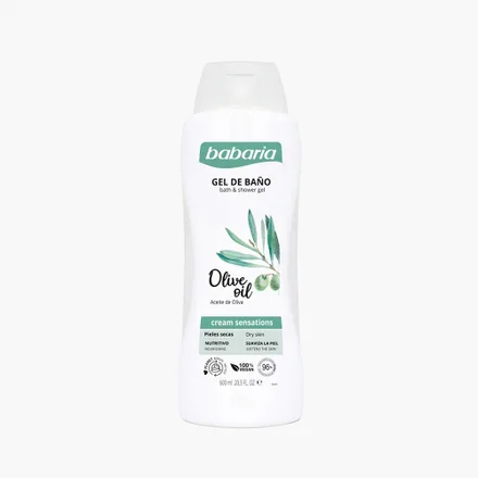 Gel Banho Babaria Body Milk Hidratante Azeite Oliva 600ml
