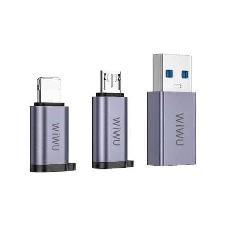 Adaptador Wiwu C031 3 Pack