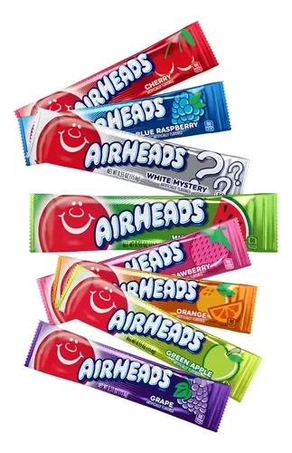 AIRHEADS CARAMELO SABORES VARIOS 15.6G