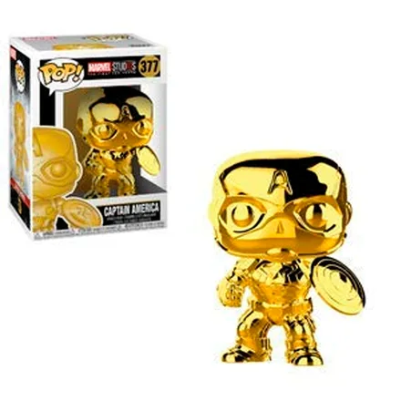 Funko Pop Chrome Marvel Captain Americ 377